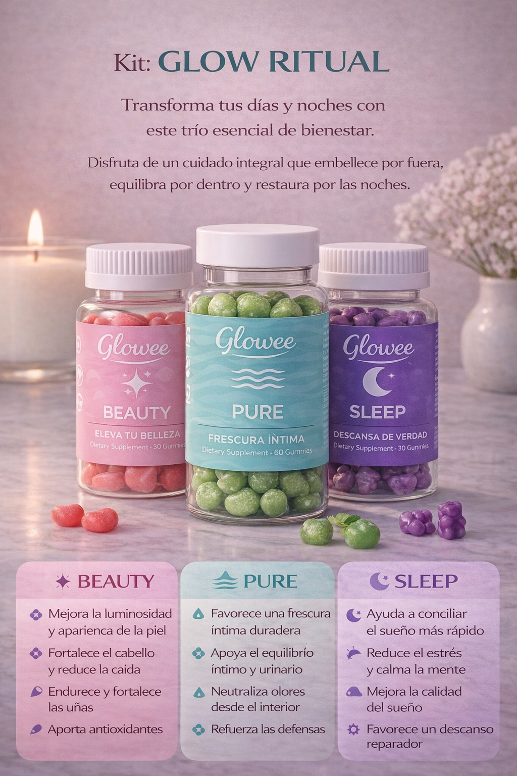 Kit: ⭐ Glow Ritual (El Más Vendido)