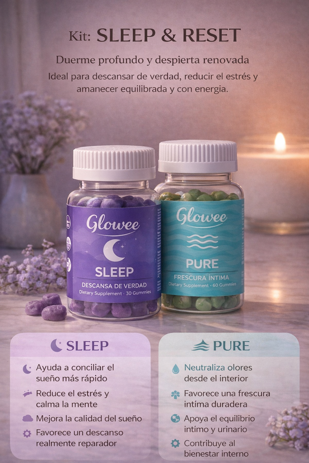 Kit: 🌙 Sleep & Reset (Renuévate y Descansa)